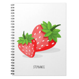 Strawberry Patch Notizblock