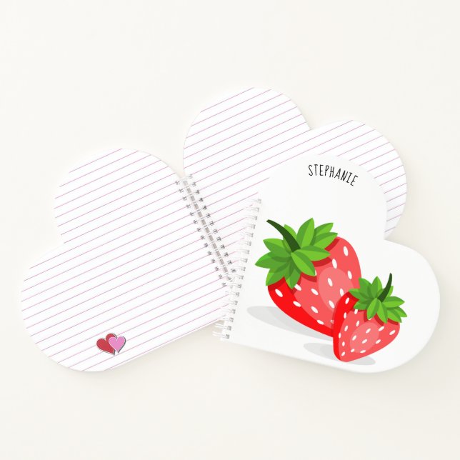 Strawberry Patch Notizbuch (Innenseite)