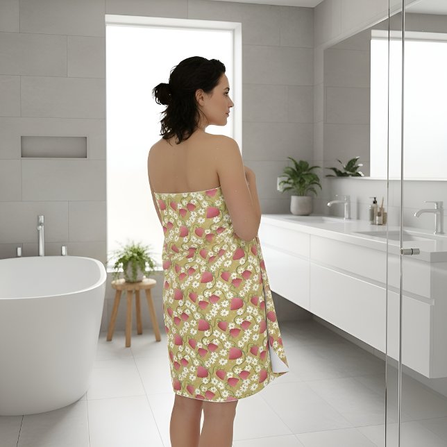 Strawberry Patch Senf Badetuch Set (Von Creator hochgeladen)