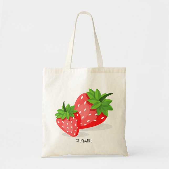 Strawberry Patch Tragetasche (Vorne)