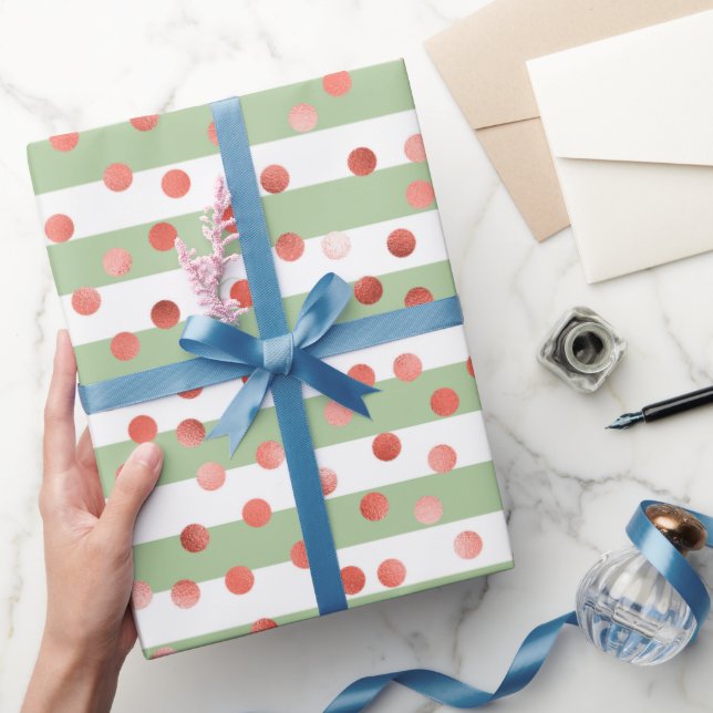 Strawberry Pattern Baby Shower  Geschenkpapier (Schenken)