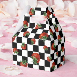 Strawberry Pattern Geschenkschachtel