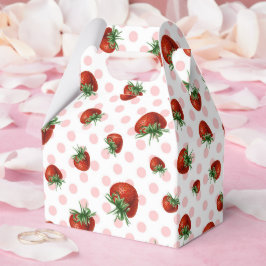 Strawberry Pattern Geschenkschachtel