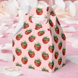 Strawberry Pattern Geschenkschachtel