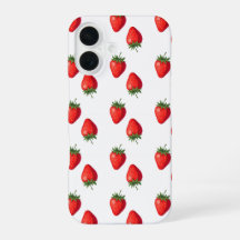 Strawberry Pattern iPhone Case