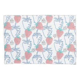ٍ Strawberry Pattern Kissenbezug