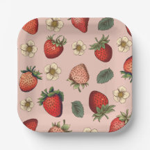 Strawberry Pattern Vintage 
