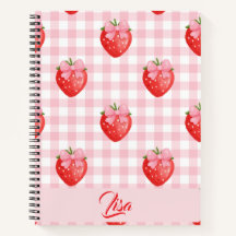 Strawberry Personalized Journal