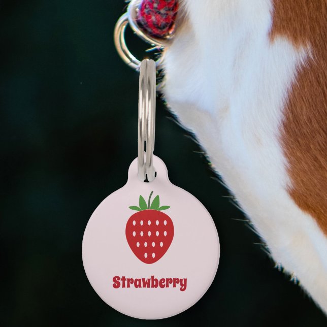 Strawberry Pet Tag Haustiermarke (Strawberry Pet Tag)