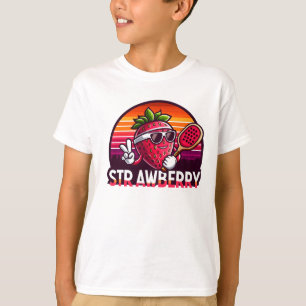 Strawberry Pickleball bei Sunset T-Shirt