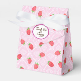 Strawberry Pink Gevor Box Geschenkschachtel