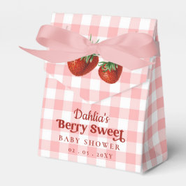 Strawberry Pink Red Berry Sweet Baby Shower Geschenkschachtel