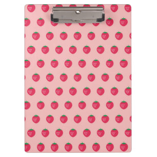 Strawberry Print Klemmbrett