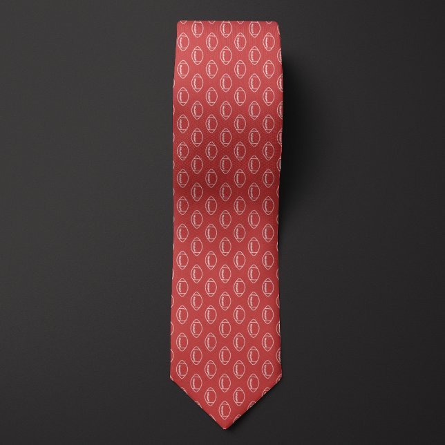 Strawberry Red Football Krawatte (Von Creator hochgeladen)
