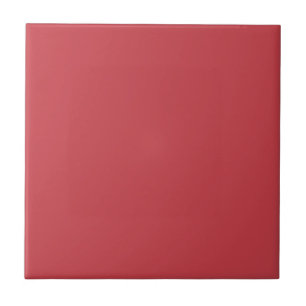 Strawberry Red Solid Color Fliese