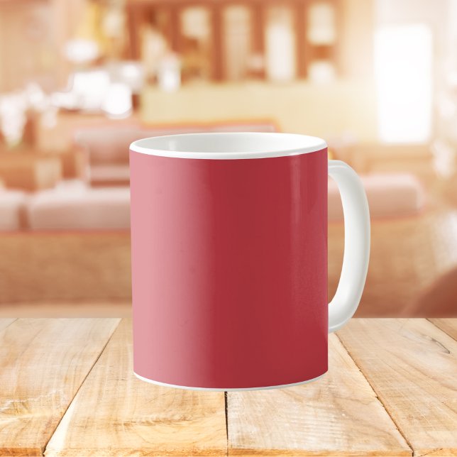 Strawberry Red Solid Color Kaffeetasse (Von Creator hochgeladen)