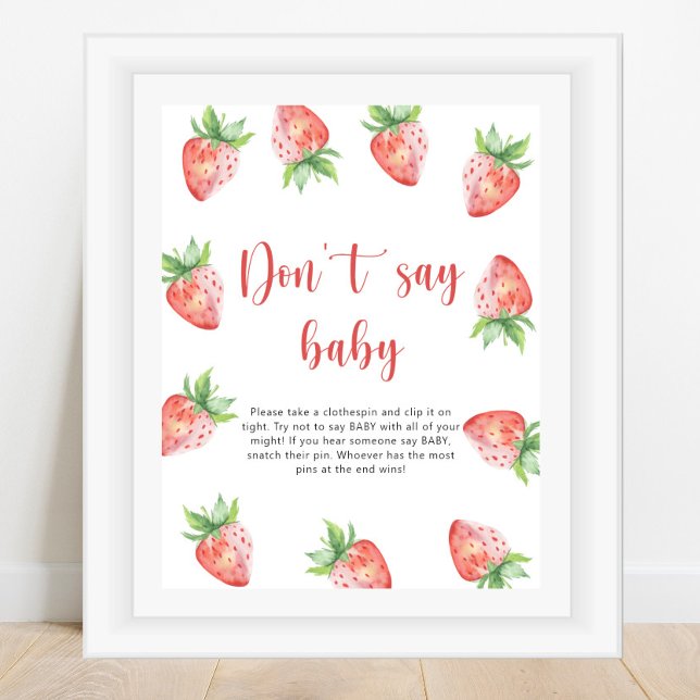 Strawberry - Sag nicht, Baby Poster (Von Creator hochgeladen)