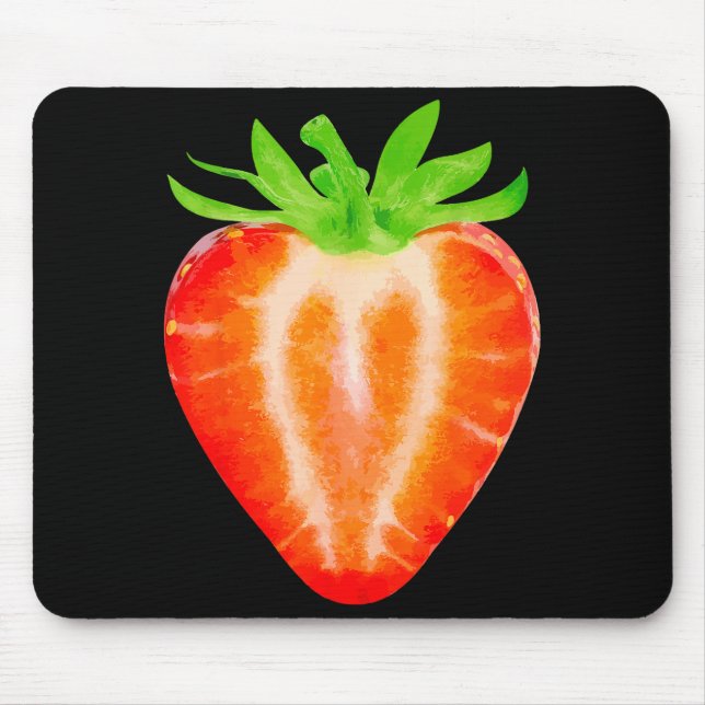 Strawberry Shirt Adult Men Women Kids Strawberry C Mousepad (Vorne)