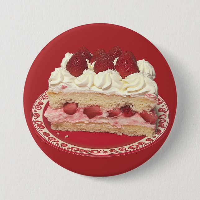 Strawberry Shortcake Delight Button (Vorderseite)