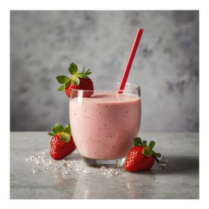 Strawberry Smoothie Fotodruck
