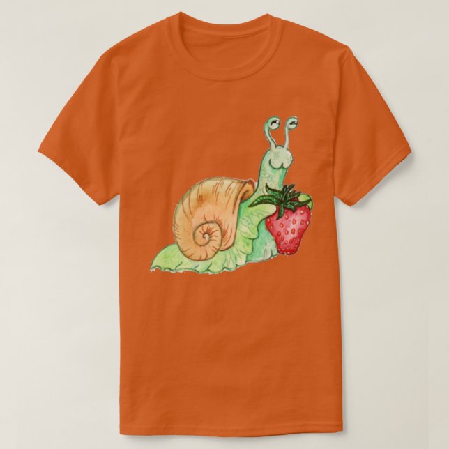 Strawberry Snail T-Shirt (Design vorne)