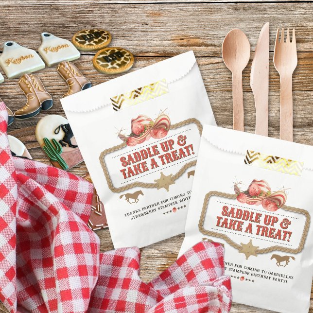 Strawberry Stampede Birthday Geschenktütchen (Von Creator hochgeladen)