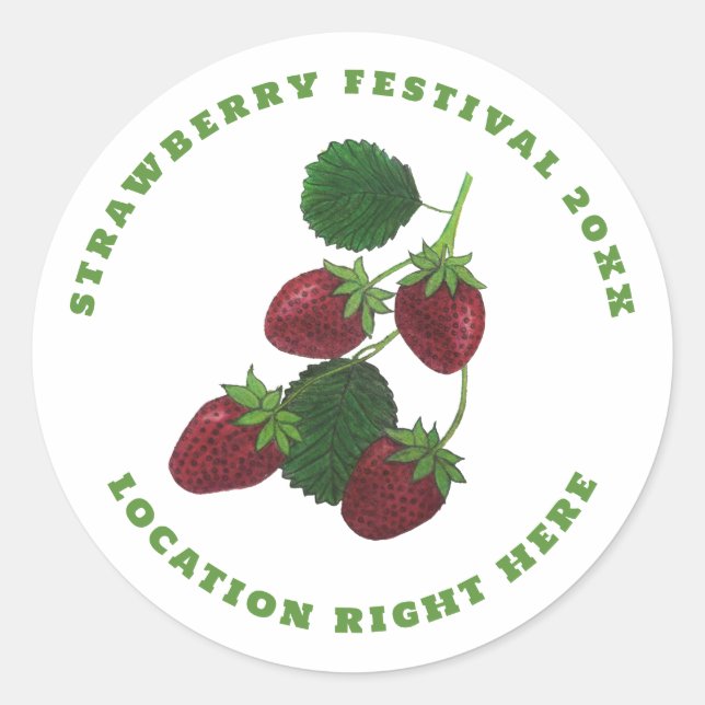 Strawberry Stickers (Vorderseite)