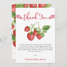 Strawberry Summer Berry Sweet Baby Dusche