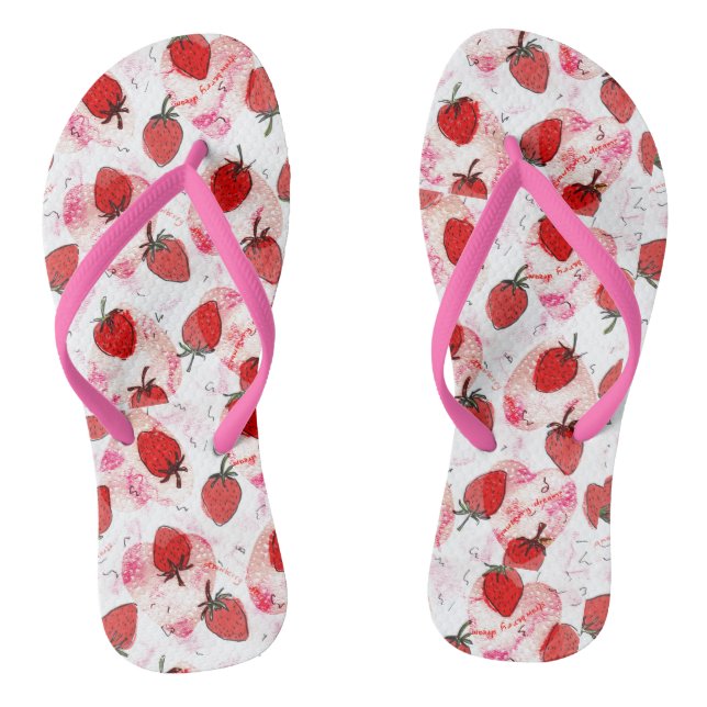 Strawberry Summer Flip Flops (Fußbett)