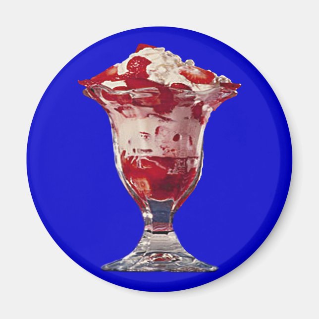 Strawberry Sundae Magnet (Vorne)