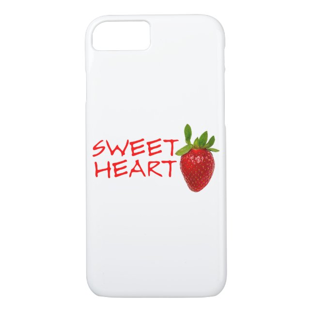 Strawberry Sweetheart Case-Mate iPhone Hülle (Rückseite)