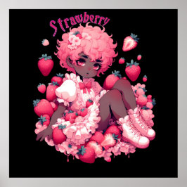 Strawberry Sweetheart: Dunkle Hautfembolie Poster