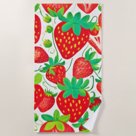 Strawberry Swirl Muster Strandtuch