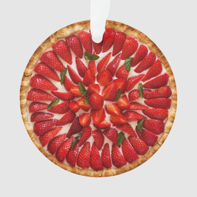 Strawberry Tart Ornament (Vorderseite)
