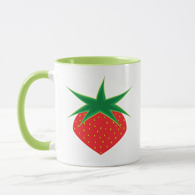 Strawberry Tasse Light Green (Links)