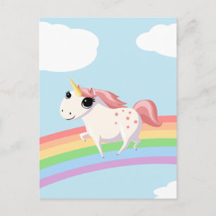 Strawberry the Unicorn Postkarte
