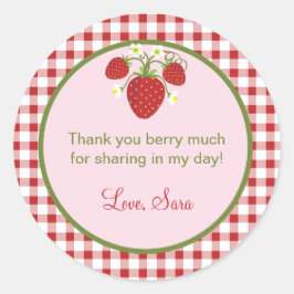 Strawberry Theme Fevor Sticker