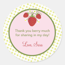 Strawberry Theme Fevor Sticker
