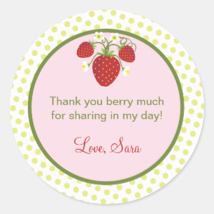 Strawberry Theme Fevor Sticker