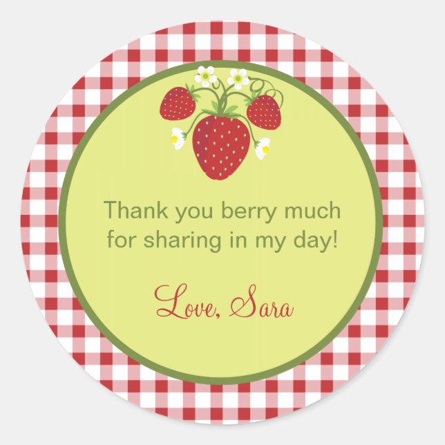 Strawberry Theme Fevor Sticker (Vorderseite)