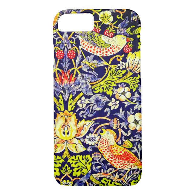 Strawberry Thief Birds William Morris Case-Mate iPhone Hülle (Rückseite)
