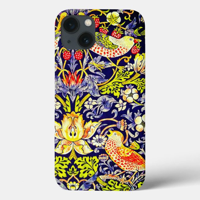 Strawberry Thief Birds William Morris Case-Mate iPhone Hülle (Rückseite)