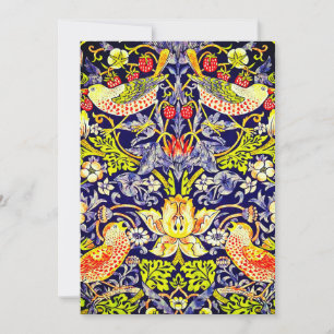 Strawberry Thief Birds William Morris Einladung