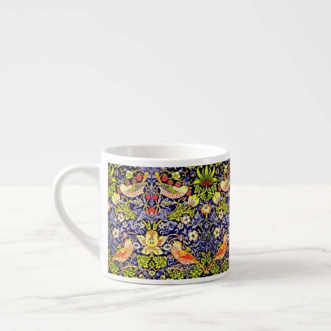 Strawberry Thief Birds William Morris Espressotasse (Links)