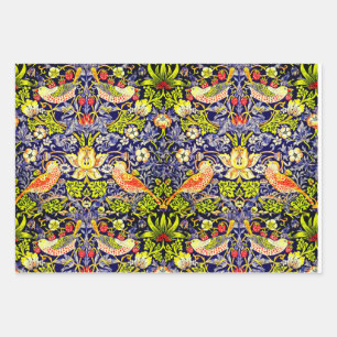 Strawberry Thief Birds William Morris Geschenkpapier Set