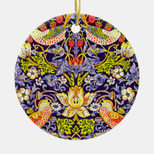 Strawberry Thief Birds William Morris Keramik Ornament