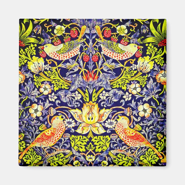 Strawberry Thief Birds William Morris Magnet (Vorne)
