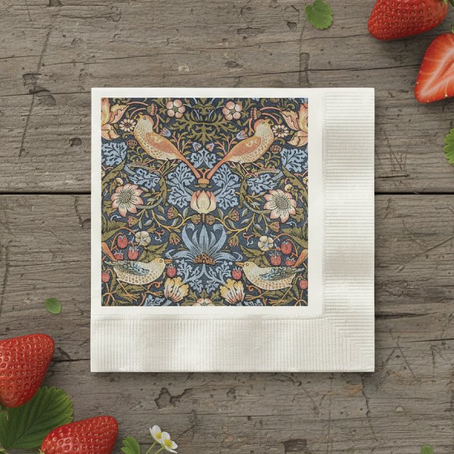 Strawberry Thief Birds William Morris Serviette (Von Creator hochgeladen)