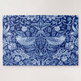 Strawberry Thief Blue Monotone, William Morris Puzzle