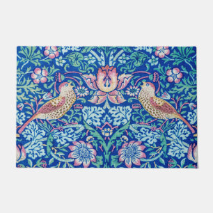 Strawberry Thief Blue, William Morris Fußmatte